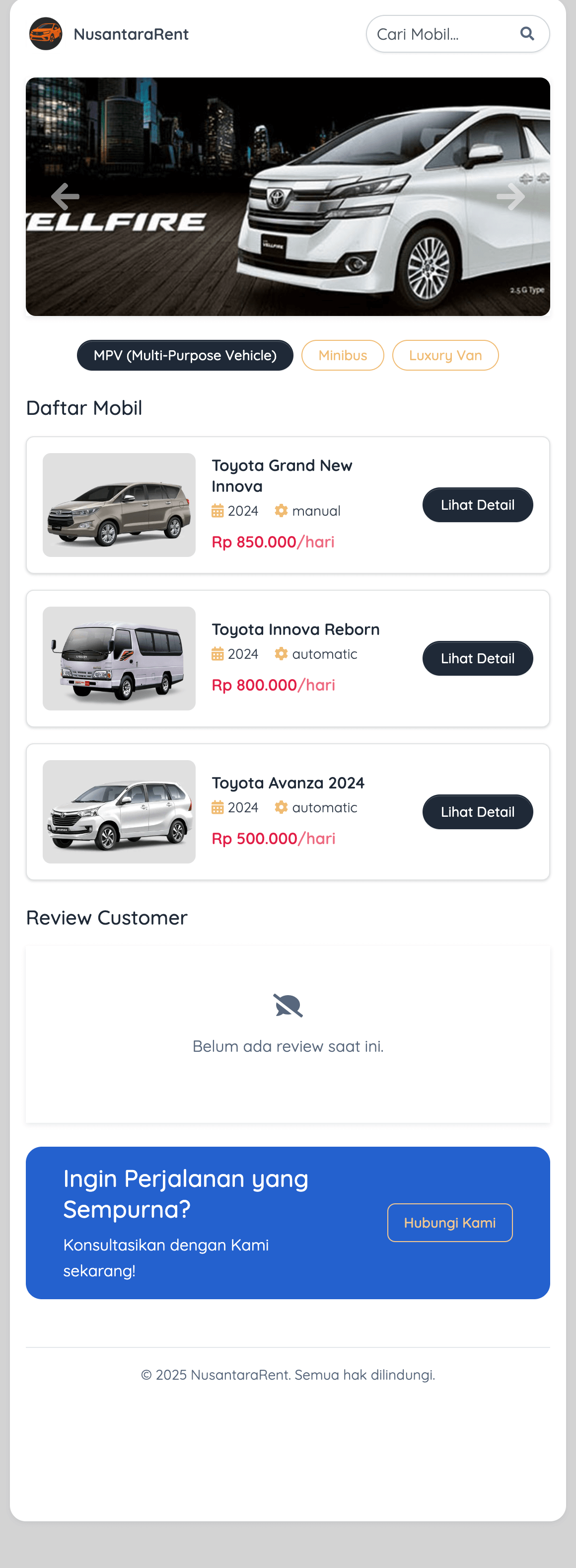 Car Rental Management System
